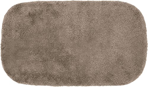 Erwin Müller Badematte, Badteppich Kefalonia rutschhemmend Taupe Größe 70x120 cm - für Fußbodenheizung geeignet, dichter, Flauschiger Floor (weitere Farben, Größen) von Erwin Müller