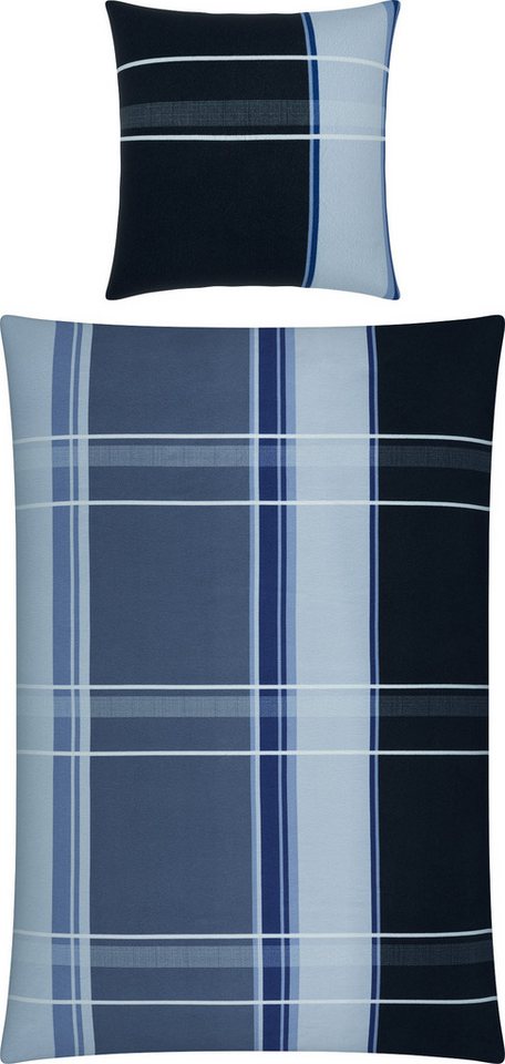 Erwin Müller Bettwäsche Bettwäsche, Biber, Streifen von Erwin Müller