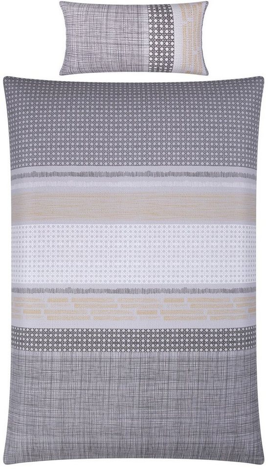 Erwin Müller Bettwäsche Bettwäsche, Seersucker, 2 teilig, Steifen Erwin Müller Bettwäsche Bettwäsche, Seersucker, 2 teilig, Steifen von Erwin Müller