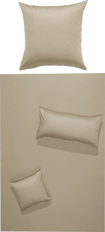 Erwin Müller Bettwäsche Bettwäsche "Landshut", Mako-Satin, 2 teilig, Uni Erwin Müller Bettwäsche Bettwäsche "Landshut", Mako-Satin, 2 teilig, Uni von Erwin Müller