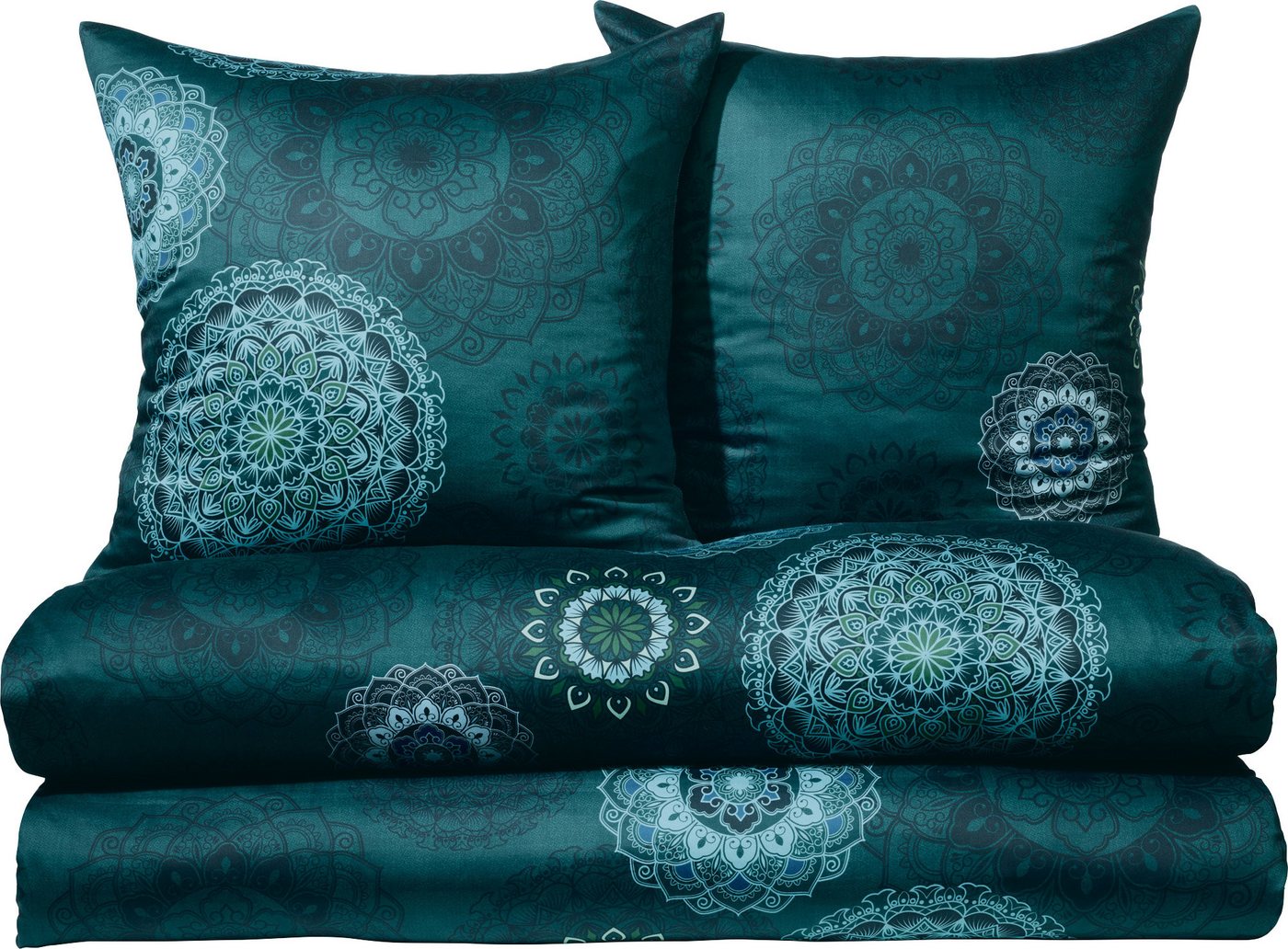 Erwin Müller Bettwäsche Bettwäsche Sparpaket 4-tlg., Mako-Satin, Ornamente Erwin Müller Bettwäsche Bettwäsche Sparpaket 4-tlg., Mako-Satin, Ornamente von Erwin Müller