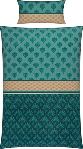 Erwin Müller Bettwäsche Edelflanell Ornamente Petrol Größe 40x80 cm / 135x220 cm - mit Wendekissenbezug, wohlige Wärme und hoher Kuschelfaktor, temperaturausgleichend, mit Reißverschluss Erwin Müller Bettwäsche Edelflanell Ornamente Petrol Größe 40x80 cm / 135x220 cm - mit Wendekissenbezug, wohlige Wärme und hoher Kuschelfaktor, temperaturausgleichend, mit Reißverschluss von Erwin Müller