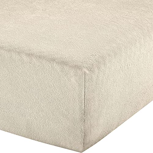 Erwin Müller Boxspring-Spannbettlaken Frottee-Stretch, Spannbetttuch für Boxspringbett Füssen - pflegeleicht, formstabil, mit Rundumgummi, sehr Gute Passform - Natur Größe 180x220 cm - 200x220 cm Erwin Müller Boxspring-Spannbettlaken Frottee-Stretch, Spannbetttuch für Boxspringbett Füssen - pflegeleicht, formstabil, mit Rundumgummi, sehr Gute Passform - Natur Größe 180x220 cm - 200x220 cm von Erwin Müller