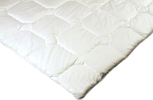 Erwin Müller Duo-Steppbett Rhein Kochfest Textilfaser Weiss Größe 155x220 cm von Erwin Müller