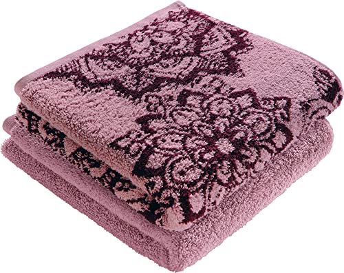 Erwin Müller Duschtuch Bühl 2er-Pack Altrosa Größe 70x140 cm - besonders flauschig, voluminös, äußerst saugfähig von Erwin Müller
