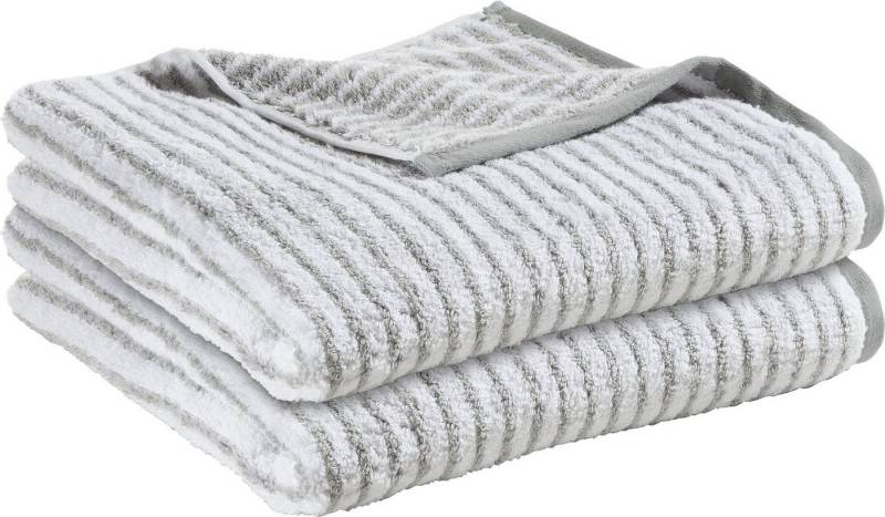 Erwin Müller Duschtuch Duschtuch "Konstanz" im 2er-Pack Streifen, Jacquard, Walk-Frottier Streifen Erwin Müller Duschtuch Duschtuch "Konstanz" im 2er-Pack Streifen, Jacquard, Walk-Frottier Streifen von Erwin Müller