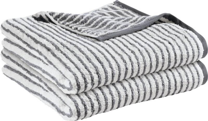 Erwin Müller Duschtuch Duschtuch "Konstanz" 2er-Pack Streifen, Jacquard, Walk-Frottier Streifen Erwin Müller Duschtuch Duschtuch "Konstanz" 2er-Pack Streifen, Jacquard, Walk-Frottier Streifen von Erwin Müller