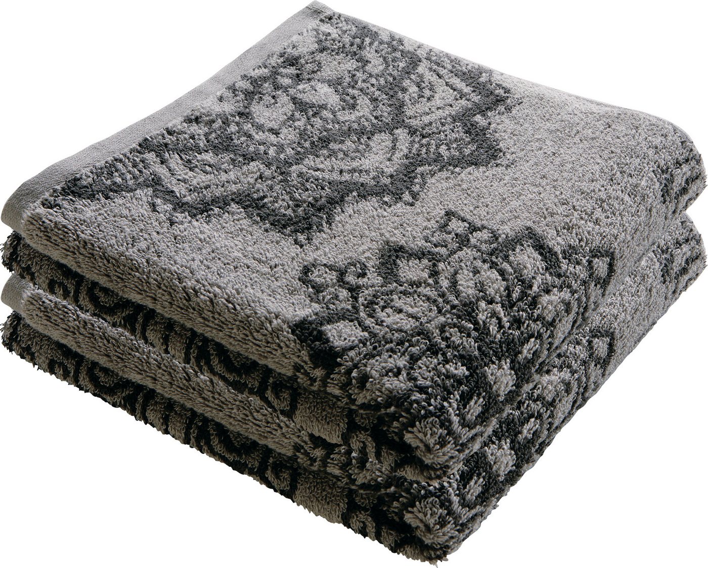 Erwin Müller Duschtuch Duschtuch "Mandala" 2er-Pack, Frottier, Walk-Frottier Motiv Erwin Müller Duschtuch Duschtuch "Mandala" 2er-Pack, Frottier, Walk-Frottier Motiv von Erwin Müller