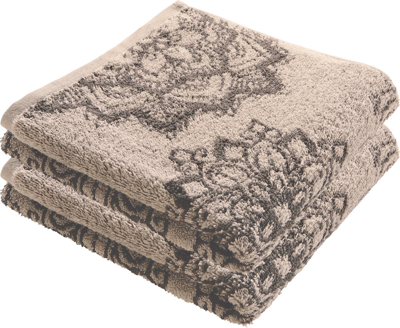 Erwin Müller Duschtuch Duschtuch "Mandala" 2er-Pack, Frottier, Walk-Frottier Motiv Erwin Müller Duschtuch Duschtuch "Mandala" 2er-Pack, Frottier, Walk-Frottier Motiv von Erwin Müller