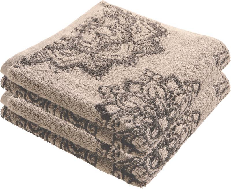 Erwin Müller Duschtuch Duschtuch "Mandala" 2er-Pack, Frottier, Walk-Frottier Motiv Erwin Müller Duschtuch Duschtuch "Mandala" 2er-Pack, Frottier, Walk-Frottier Motiv von Erwin Müller