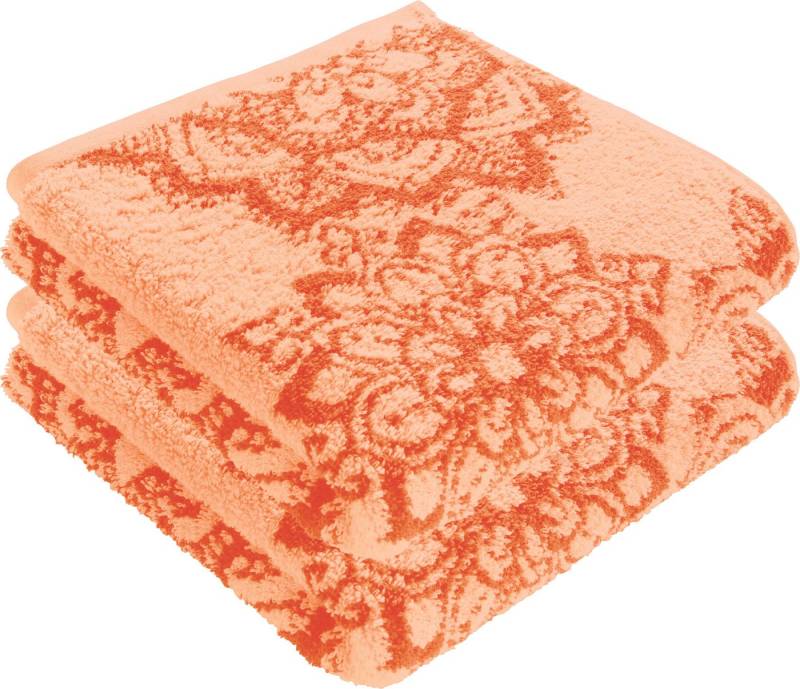 Erwin Müller Duschtuch Duschtuch "Mandala" 2er-Pack, Frottier, Walk-Frottier Motiv von Erwin Müller