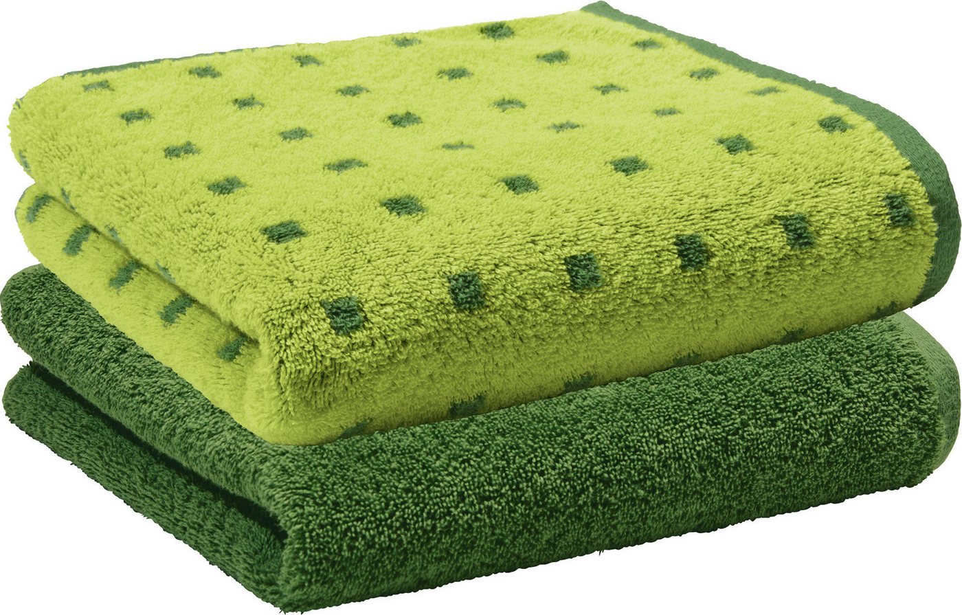 Erwin Müller Duschtuch Duschtuch "Sigmaringen" 2er-Pack, Frottier, Walk-Frottier Uni von Erwin Müller