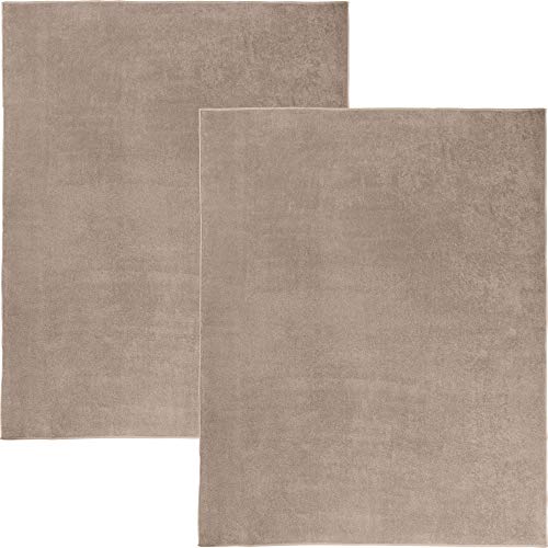Erwin Müller Strandtuch XXL 2er-Pack Cappuccino Größe 150x200 cm, Familien-Strandtuch, Badetuch, Frottiertuch, Liegetuch, Sommerdecke, Picknickdecke - saugfähig, temperaturausgleichend%Größe% von Erwin Müller