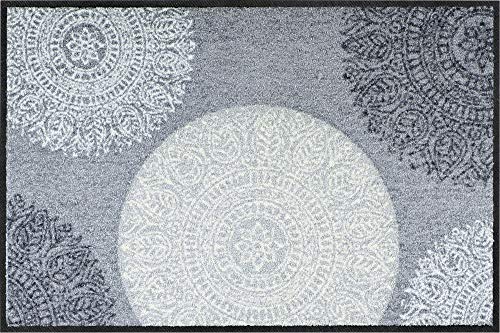 Erwin Müller Fußmatte, Schmutzfangmatte, Sauberlaufmatte Mandala-Motiv grau Größe 50x75 cm - langlebig, pflegeleicht, rutschfest, für Fußbodenheizung geeignet Erwin Müller Fußmatte, Schmutzfangmatte, Sauberlaufmatte Mandala-Motiv grau Größe 50x75 cm - langlebig, pflegeleicht, rutschfest, für Fußbodenheizung geeignet von Erwin Müller