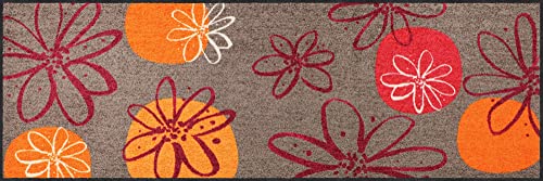 Erwin Müller Fußmatte Koblenz, Schmutzfangmatte, Fußabtreter rutschhemmend, Blumenmotiv - robust, langlebig, pflegeleicht, für Fußbodenheizung geeignet - braun/rot Größe 60x180 cm Erwin Müller Fußmatte Koblenz, Schmutzfangmatte, Fußabtreter rutschhemmend, Blumenmotiv - robust, langlebig, pflegeleicht, für Fußbodenheizung geeignet - braun/rot Größe 60x180 cm von Erwin Müller
