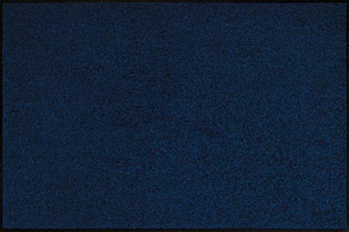 Erwin Müller Fußmatte Mainz, Schmutzfangmatte, Sauberlaufmatte uni dunkelblau Größe 60x85 cm - rutschfest, pflegeleicht, für Fußbodenheizung geeignet (weitere Farben, Größen) von Erwin Müller