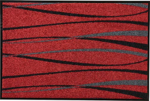 Erwin Müller Fußmatte Mayen weinrot Größe 60x85 cm, Schmutzfangmatte, Sauberlaufmatte Streifen - langlebig, pflegeleicht, rutschfest, für Fußbodenheizung geeignet Erwin Müller Fußmatte Mayen weinrot Größe 60x85 cm, Schmutzfangmatte, Sauberlaufmatte Streifen - langlebig, pflegeleicht, rutschfest, für Fußbodenheizung geeignet von Erwin Müller