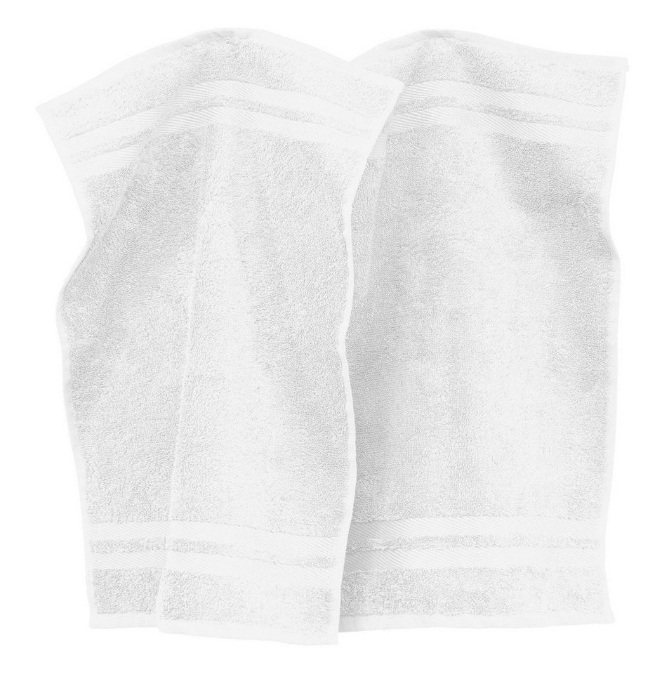 Erwin Müller Gästehandtuch Bio Gästetuch "Tübingen" 2er-Pack, Frottier, Walk-Frottier Uni von Erwin Müller