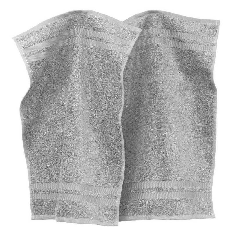 Erwin Müller Gästehandtuch Bio Gästetuch "Tübingen" 2er-Pack, Frottier, Walk-Frottier Uni von Erwin Müller