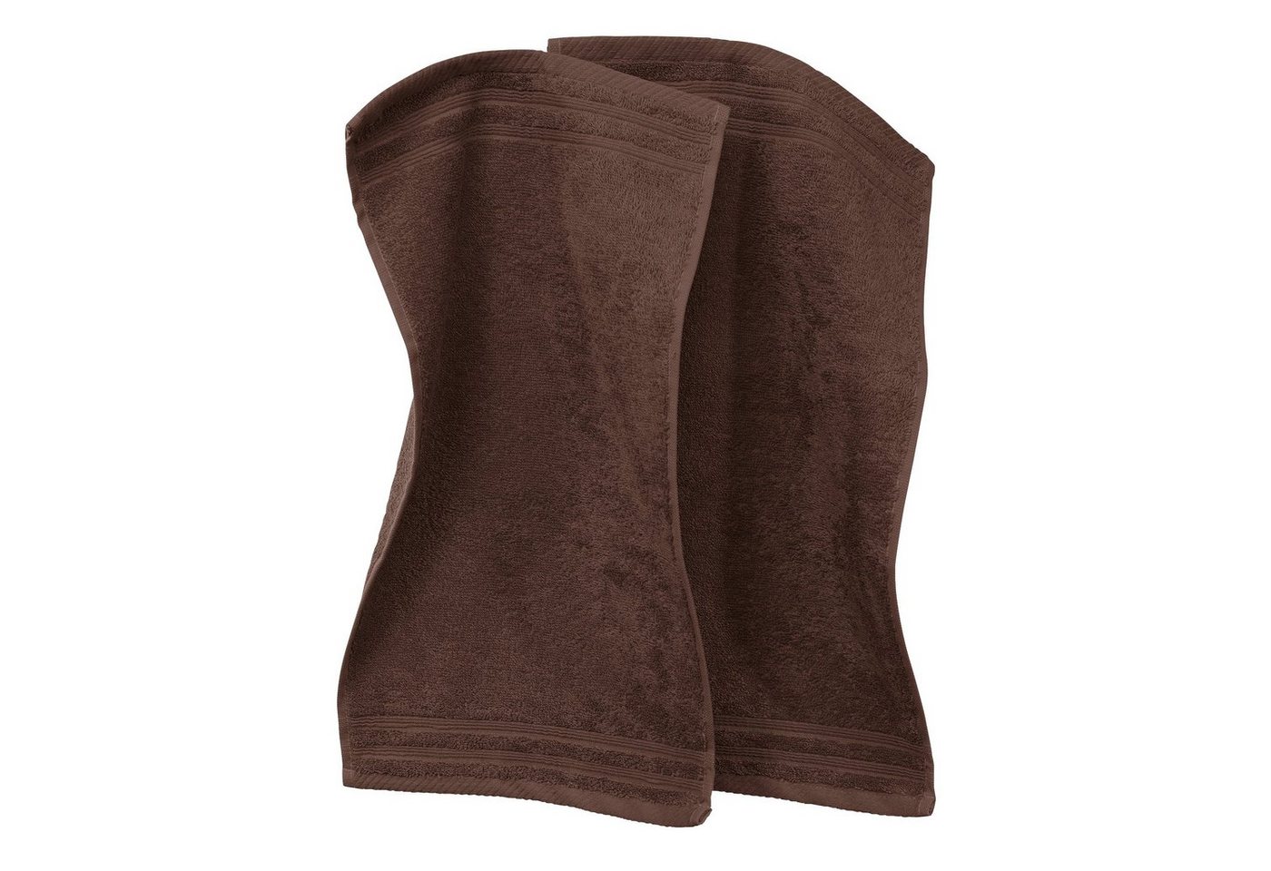 Erwin Müller Gästehandtuch Gästetuch "Heidelberg" 2er-Pack, Frottier, Walk-Frottier Uni von Erwin Müller