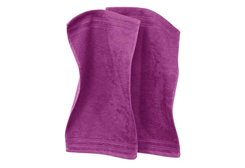 Erwin Müller Gästehandtuch Gästetuch "Heidelberg" 2er-Pack, Frottier, Walk-Frottier Uni von Erwin Müller