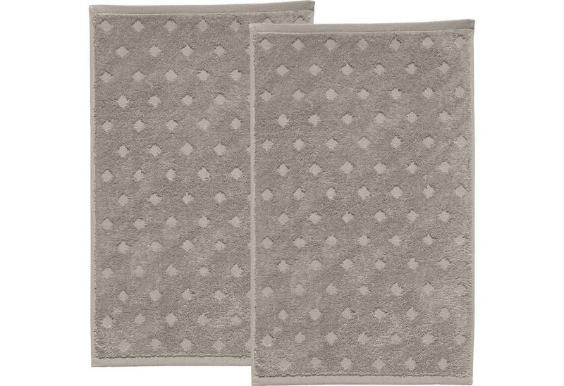 Erwin Müller Gästehandtuch Gästetuch "Baden-Baden" 2er-Pack, Frottier, Walk-Frottier Uni von Erwin Müller