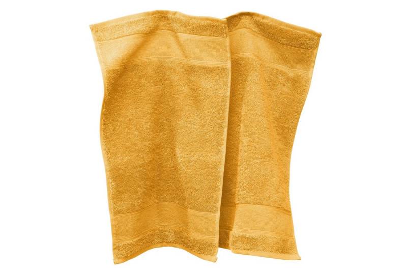 Erwin Müller Gästehandtuch Gästetuch "Karlsruhe" 2er-Pack, Frottier, Walk-Frottier Uni von Erwin Müller