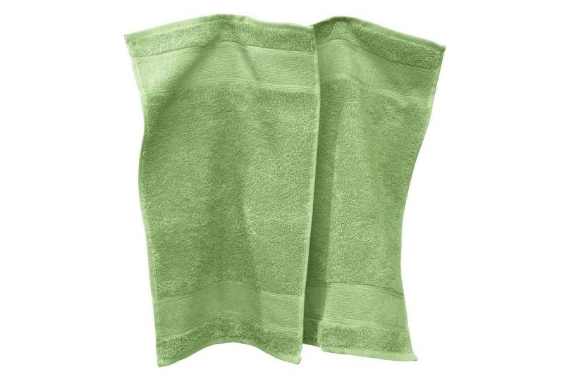 Erwin Müller Gästehandtuch Gästetuch "Karlsruhe" 2er-Pack, Frottier, Walk-Frottier Uni von Erwin Müller