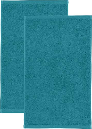 Erwin Müller Gästetuch 2er-Pack, Serie Heidenheim 100% Baumwolle -Petrol Größe 30x50 cm - schnell trocknend und extra saugstark, kuschelweich, voluminöse Spitzenqualität Erwin Müller Gästetuch 2er-Pack, Serie Heidenheim 100% Baumwolle -Petrol Größe 30x50 cm - schnell trocknend und extra saugstark, kuschelweich, voluminöse Spitzenqualität von Erwin Müller