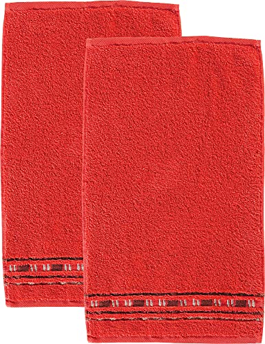 Erwin Müller Gästetuch 2er-Pack - Achern rot Größe 30x50 cm - 500g/m² - schnell trocknend, extra saugstark, beidseitige Schlaufen Erwin Müller Gästetuch 2er-Pack - Achern rot Größe 30x50 cm - 500g/m² - schnell trocknend, extra saugstark, beidseitige Schlaufen von Erwin Müller