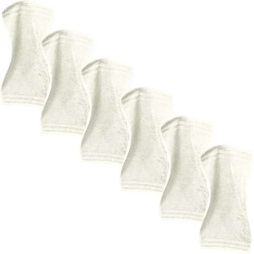 Erwin Müller Gästetuch Heidelberg 6er- Pack, 100% Baumwolle Creme Größe 30x50 cm - weiche Qualität, saugstark und strapazierfähig - praktisch durch Schlaufe von Erwin Müller