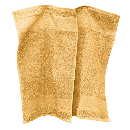 Erwin Müller Gästetuch Karlsruhe 2er- Pack 100% Baumwolle gelb Größe 30x50 cm - extrem saugstark, leicht, flauschig weich, hautschmeichelnd (weitere Farben) von Erwin Müller