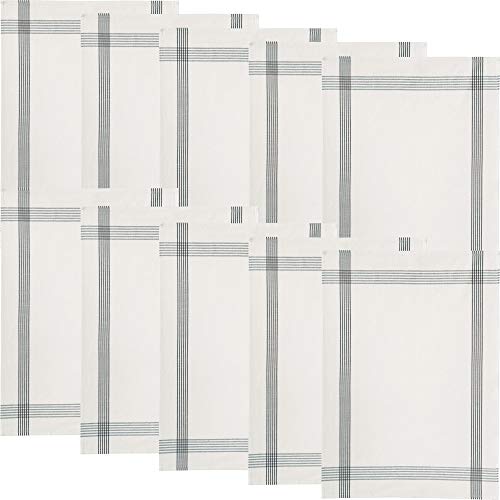 Erwin Müller Geschirrtuch 10er-Pack Halbleinen grau Größe 50x70 cm von Erwin Müller