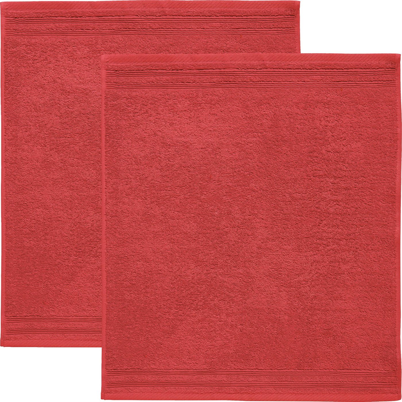 Erwin Müller Geschirrtuch Frottier-Geschirrtuch 2er-Pack, Walk-Frottier Uni von Erwin Müller