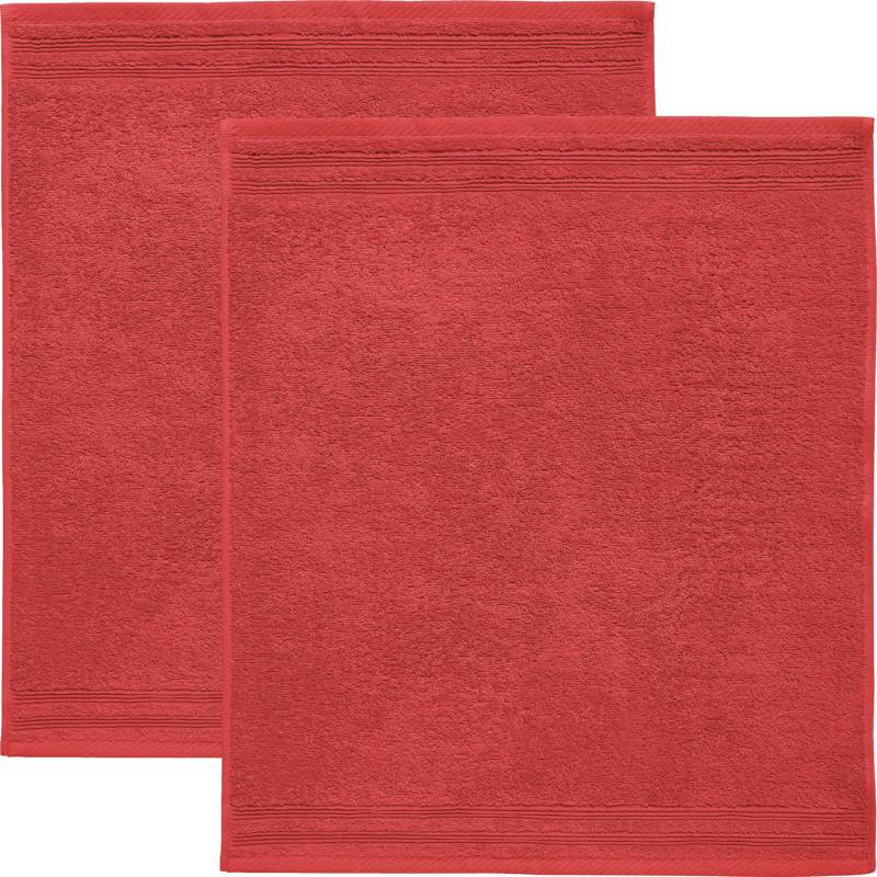 Erwin Müller Geschirrtuch Frottier-Geschirrtuch 2er-Pack, Walk-Frottier Uni von Erwin Müller