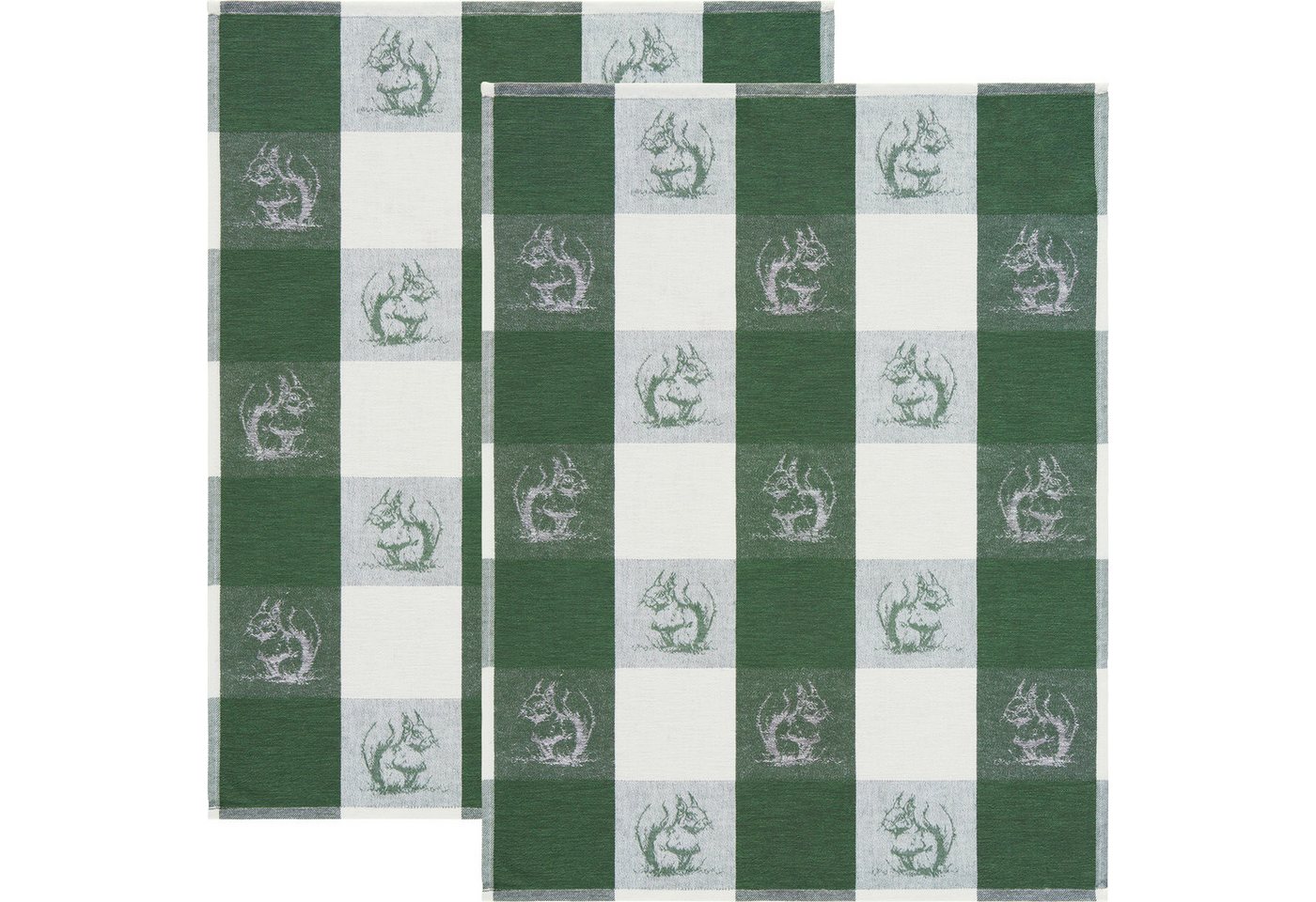 Erwin Müller Geschirrtuch Geschirrtuch "Eichhörnchen" 2er-Pack, Halbleinen Motiv Erwin Müller Geschirrtuch Geschirrtuch "Eichhörnchen" 2er-Pack, Halbleinen Motiv von Erwin Müller