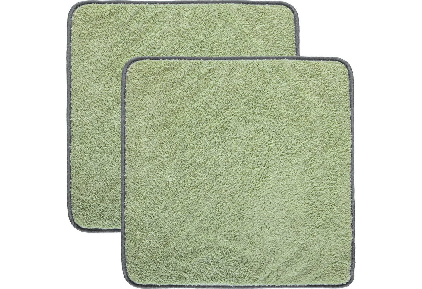Erwin Müller Geschirrtuch Microfasertuch 2er-Pack, Microfaser Uni von Erwin Müller