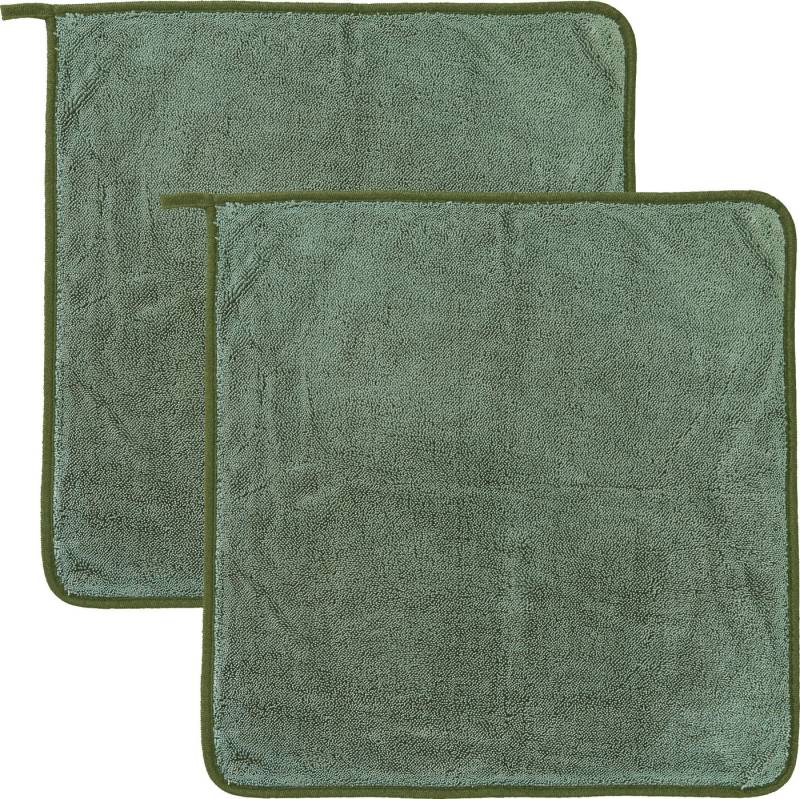 Erwin Müller Geschirrtuch Microfasertuch 2er-Pack, Microfaser Uni von Erwin Müller