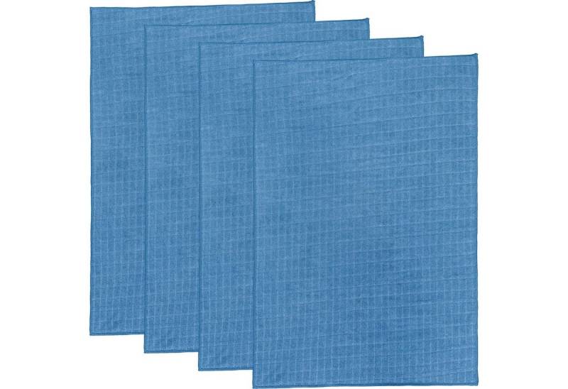 Erwin Müller Geschirrtuch Microfasertuch 4er-Pack, Microfaser Uni von Erwin Müller