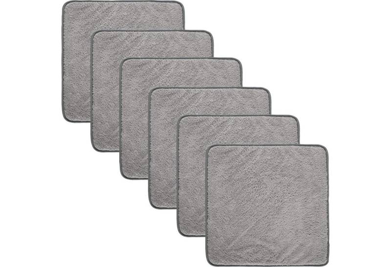 Erwin Müller Geschirrtuch Microfasertuch 6er-Pack, Microfaser Uni von Erwin Müller