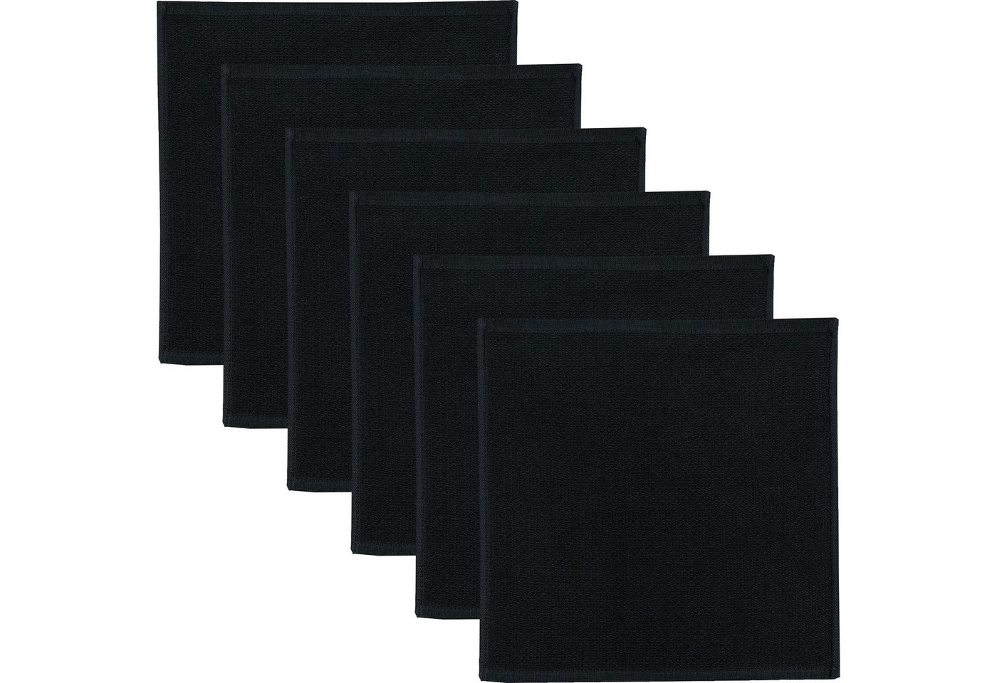 Erwin Müller Geschirrtuch Spültuch 6er-Pack, Baumwolle Uni von Erwin Müller