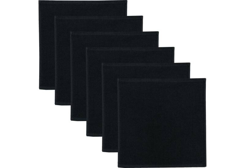 Erwin Müller Geschirrtuch Spültuch 6er-Pack, Baumwolle Uni von Erwin Müller