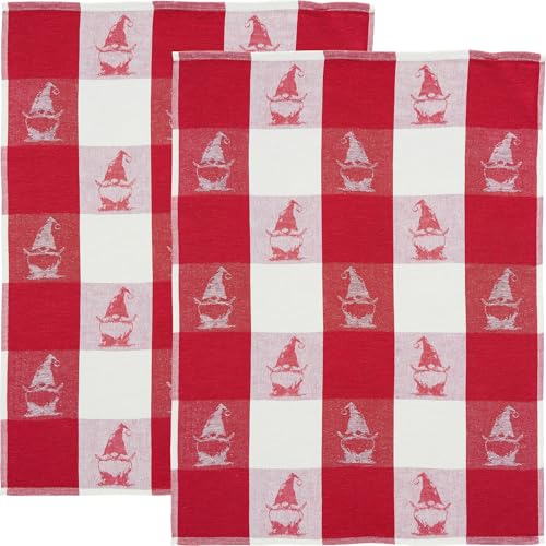Erwin Müller Geschirrtuch "Wichtel" 2er-Pack Jacquard Halbleinen rot Größe 50x70 cm - enorm saugfähig, strapazierfähig, fusselfrei trocknend Erwin Müller Geschirrtuch "Wichtel" 2er-Pack Jacquard Halbleinen rot Größe 50x70 cm - enorm saugfähig, strapazierfähig, fusselfrei trocknend von Erwin Müller