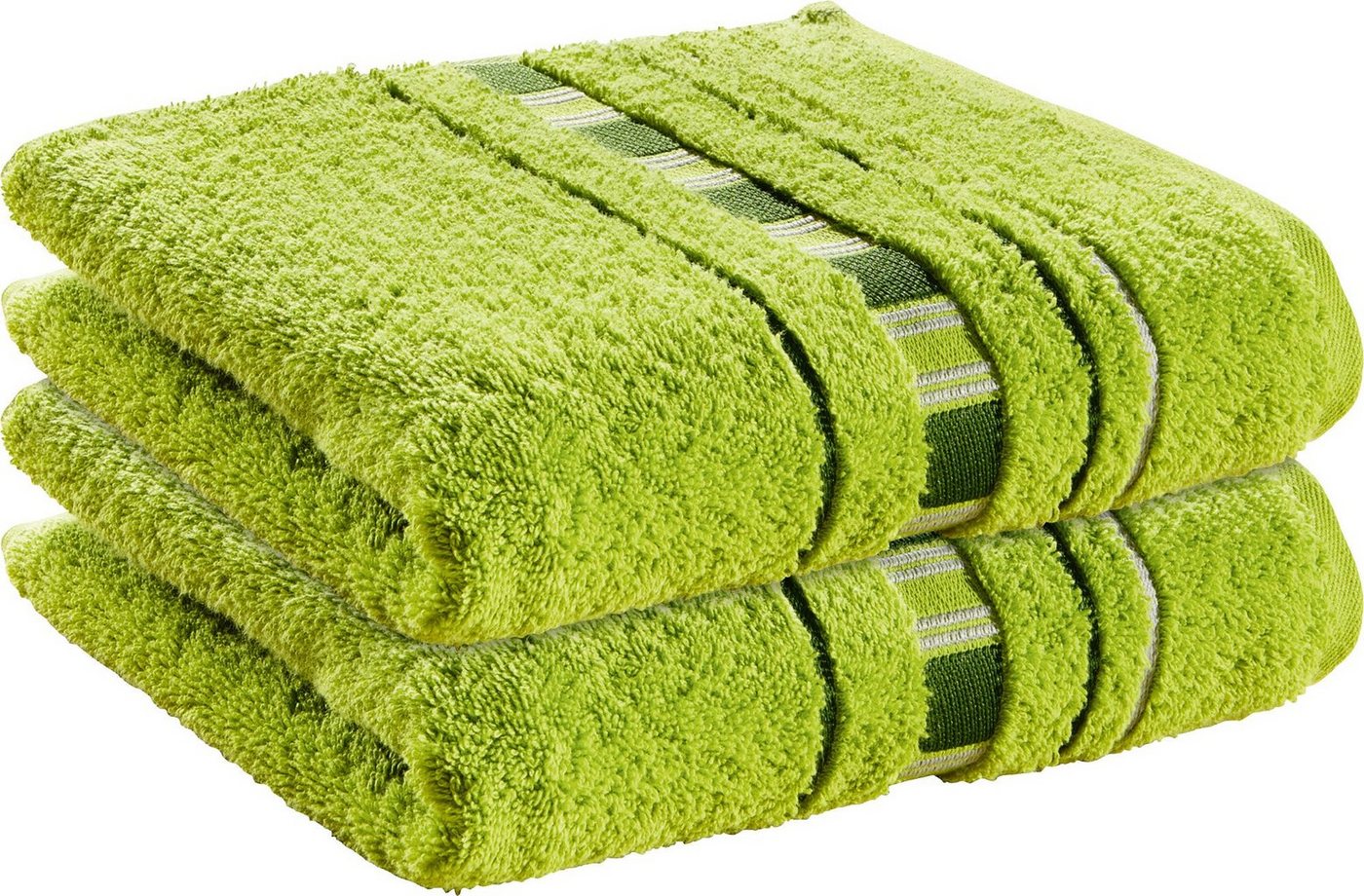 Erwin Müller Handtuch Handtuch "Achern" 2er-Pack, Frottier, Walk-Frottier Uni von Erwin Müller