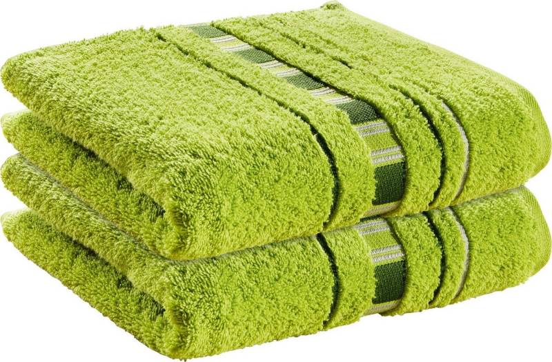 Erwin Müller Handtuch Handtuch "Achern" 2er-Pack, Frottier, Walk-Frottier Uni von Erwin Müller