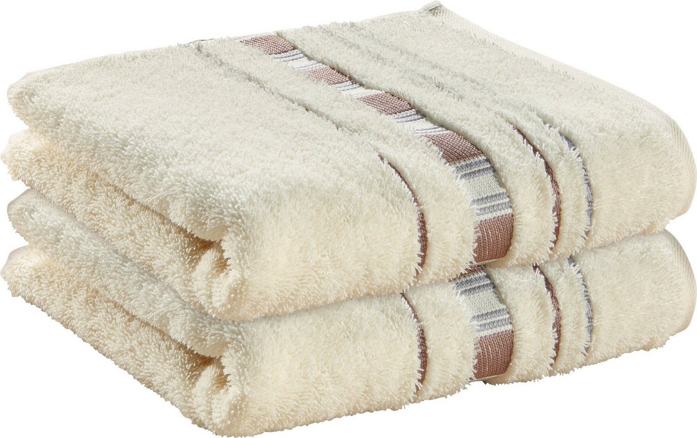 Erwin Müller Handtuch Handtuch "Achern" 2er-Pack, Frottier, Walk-Frottier Uni von Erwin Müller