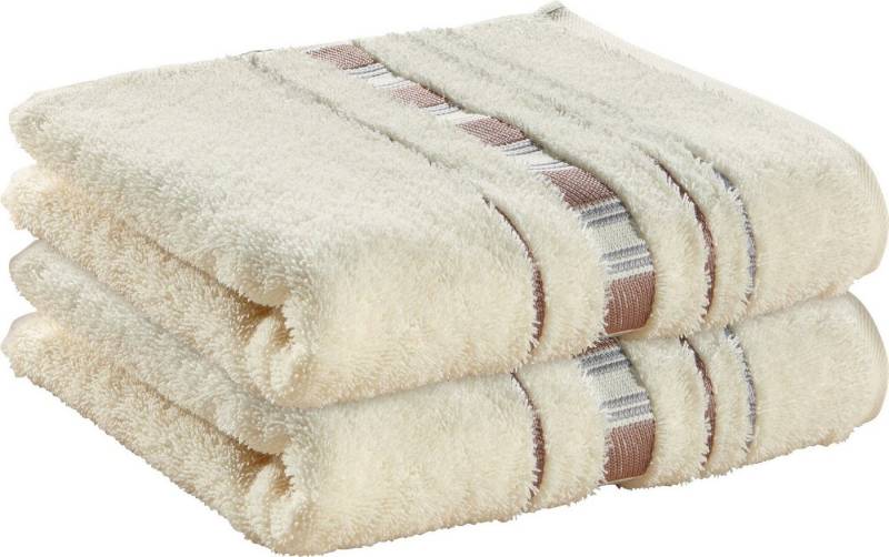 Erwin Müller Handtuch Handtuch "Achern" 2er-Pack, Frottier, Walk-Frottier Uni von Erwin Müller