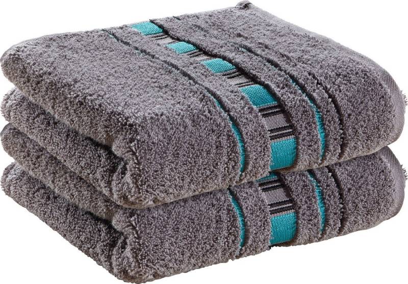 Erwin Müller Handtuch Handtuch "Achern" 2er-Pack, Frottier, Walk-Frottier Uni von Erwin Müller