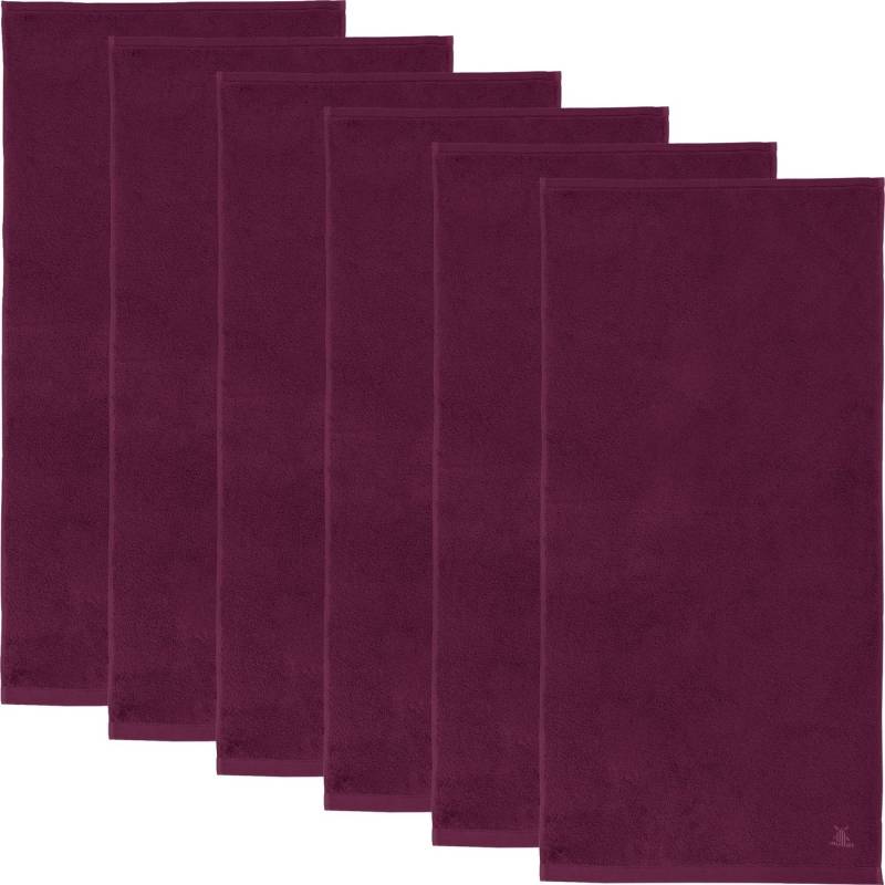 Erwin Müller Handtuch Handtuch "Heidenheim" 6er-Pack, Frottier, Walk-Frottier Uni von Erwin Müller
