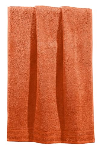 Erwin Müller Handtuch Heidelberg 100% Baumwolle orange Größe 50x100 cm - saugstark, gut trocknend, kompakt, leichte Qualität - ideal für Sport, Strand, Reisen (weitere Farben) von Erwin Müller